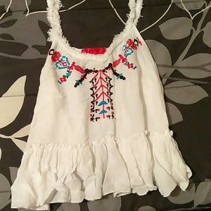 Floral flowy crop top